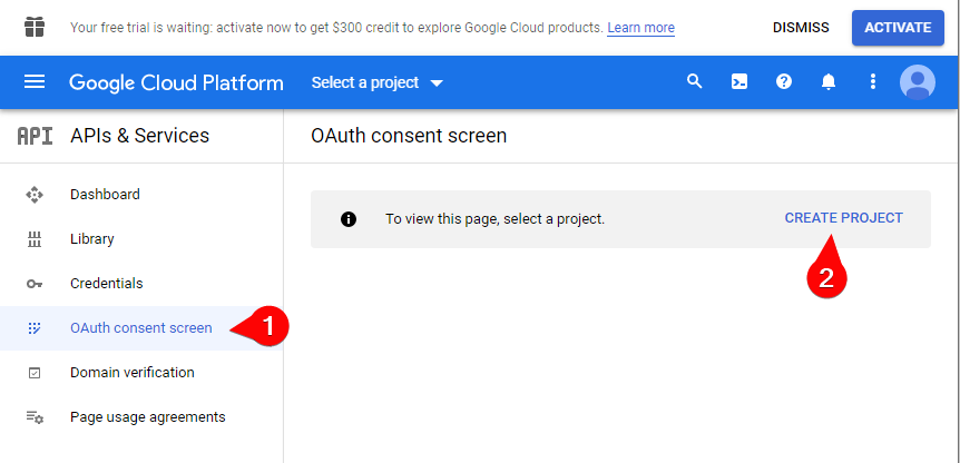 Настройка подключения Google Таблиц