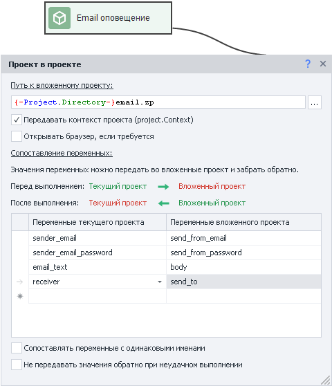 Пример использовани