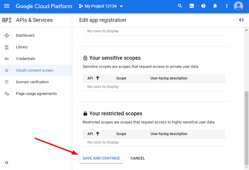 Setting Up Google Sheets Connection