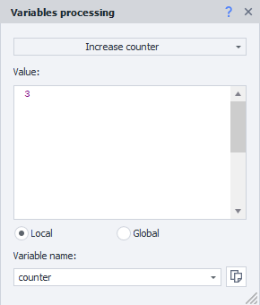 Increase/Decrease Counter
